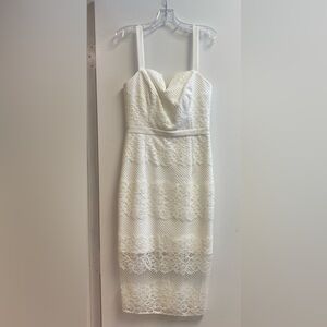 Woven Lola Longline Lace Dress